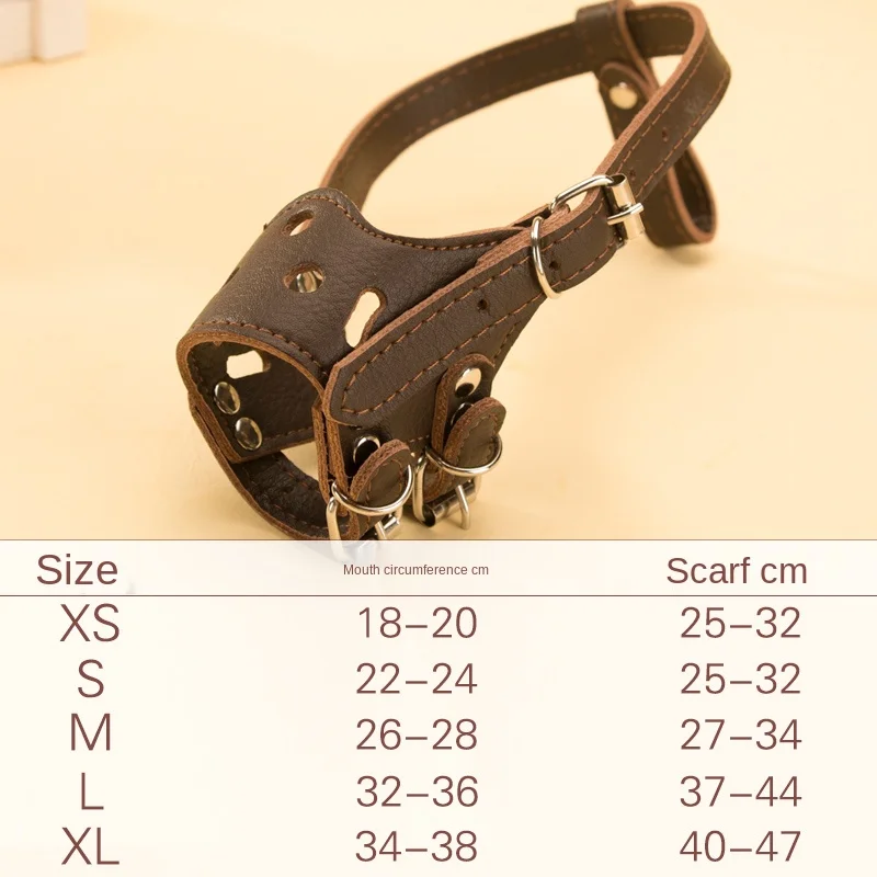 

Hot Sale Dog Mask Anti-Bite Barking Dog Mask Golden Hair Big Dog Barker Pet Anti-Disorder Eat Dog Cover Supplies