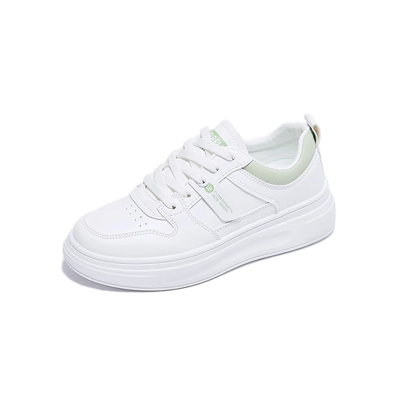 

White Women's Sneakers Tennis Platform Flats Casual Shoes for Women Low Top Loafers Student Runing Walking Vulcanize Shoes