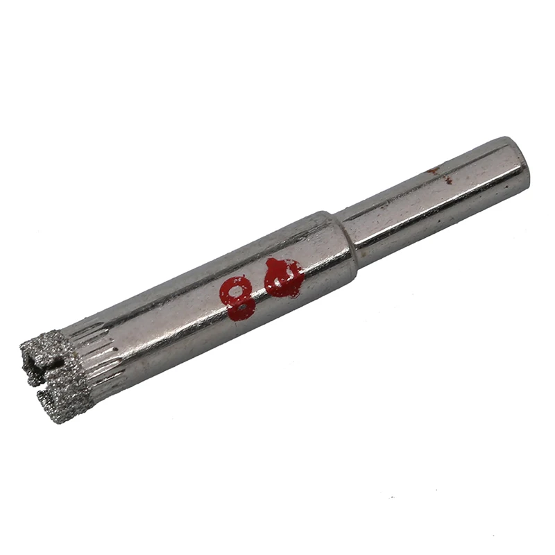 

8mm Dia Diamond Tipped Drill Bit Tile Glass Hole Saws 2 Pcs