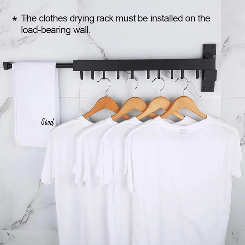 Складная настенная сушилка для одежды складная и выдвижная белья вешалка