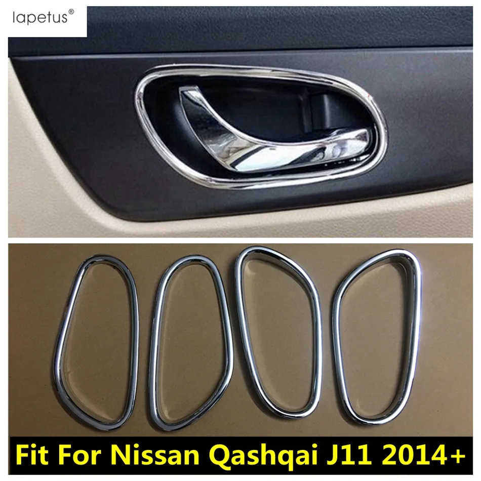 

Car Inner Door Handle Bowl Frame Molding Decoration Cover Kit Trim For Nissan Qashqai J11 2014 - 2020 Accessories Interior Kit