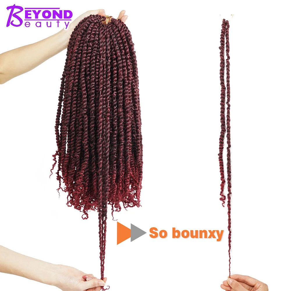 Предварительно намотанные пушистые скручивающие волосы объемные скрученные