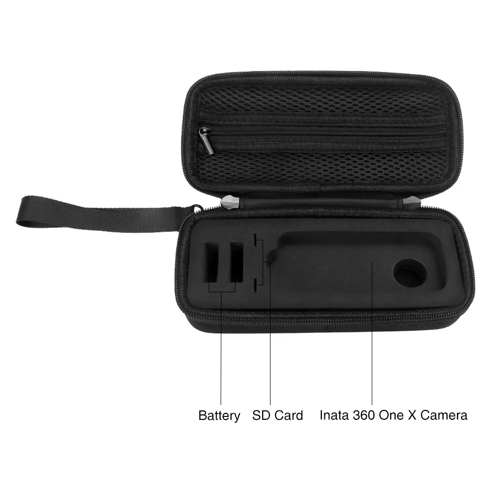 Storage Bag Waterproof Durable Protection Case Credit Card Pouch Box Portable Mini Carrying Travel Shockproof For Insta360 One X |