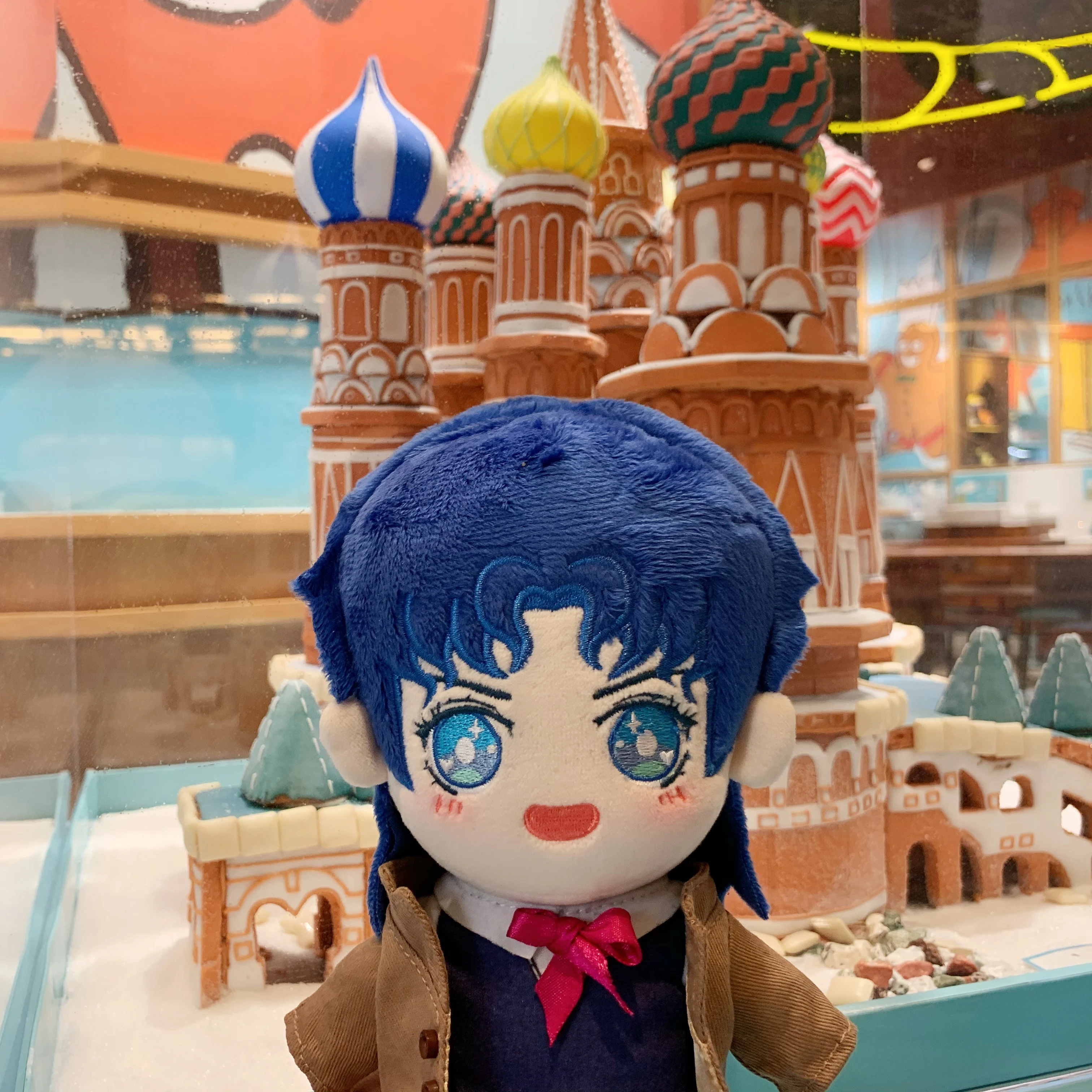 

Anime Jonathan Joestar Cosplay Cute Plush Doll Cushion JoJo's Bizarre Adventure Dress Up Clothing Toys Christmas Gifts 20cm