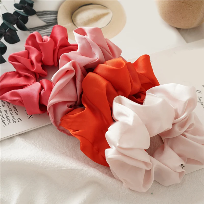 

1PC Women Elegant Satin Velvet Elastic Hair Bands Ponytail Holder Scrunchies Tie Hair Rubber Band Headband Lady Hair Accessories