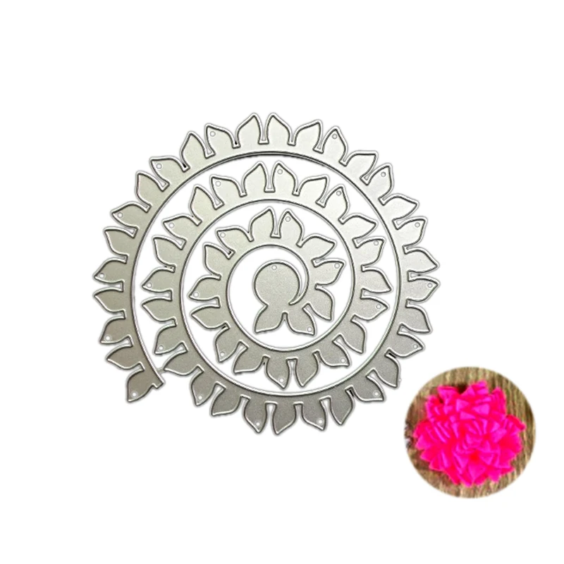 

Scrapbook Metal Cutting Dies For Scrapbooking FLOWER COVER Stencils DIY Paper Album Cards Making Embossing Die Cut Cuts Cutter