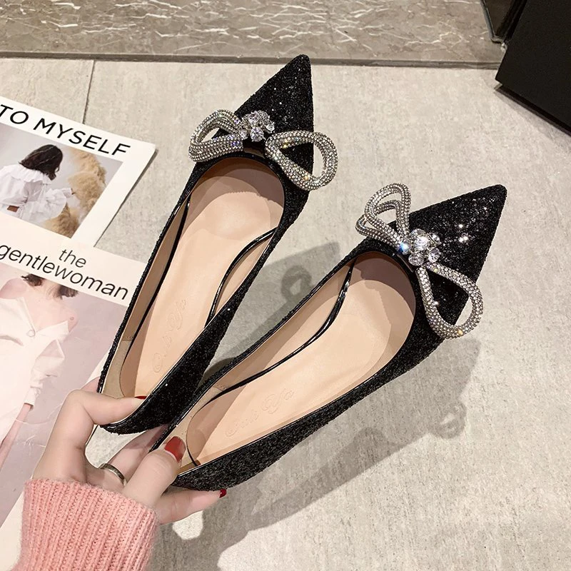 

Women Shoes 2021 Spring Pumps High Heels Stiletto Slip On Lace-Up Bling Bling Sandals Ladies Basketball Platform Pointed Wedge L