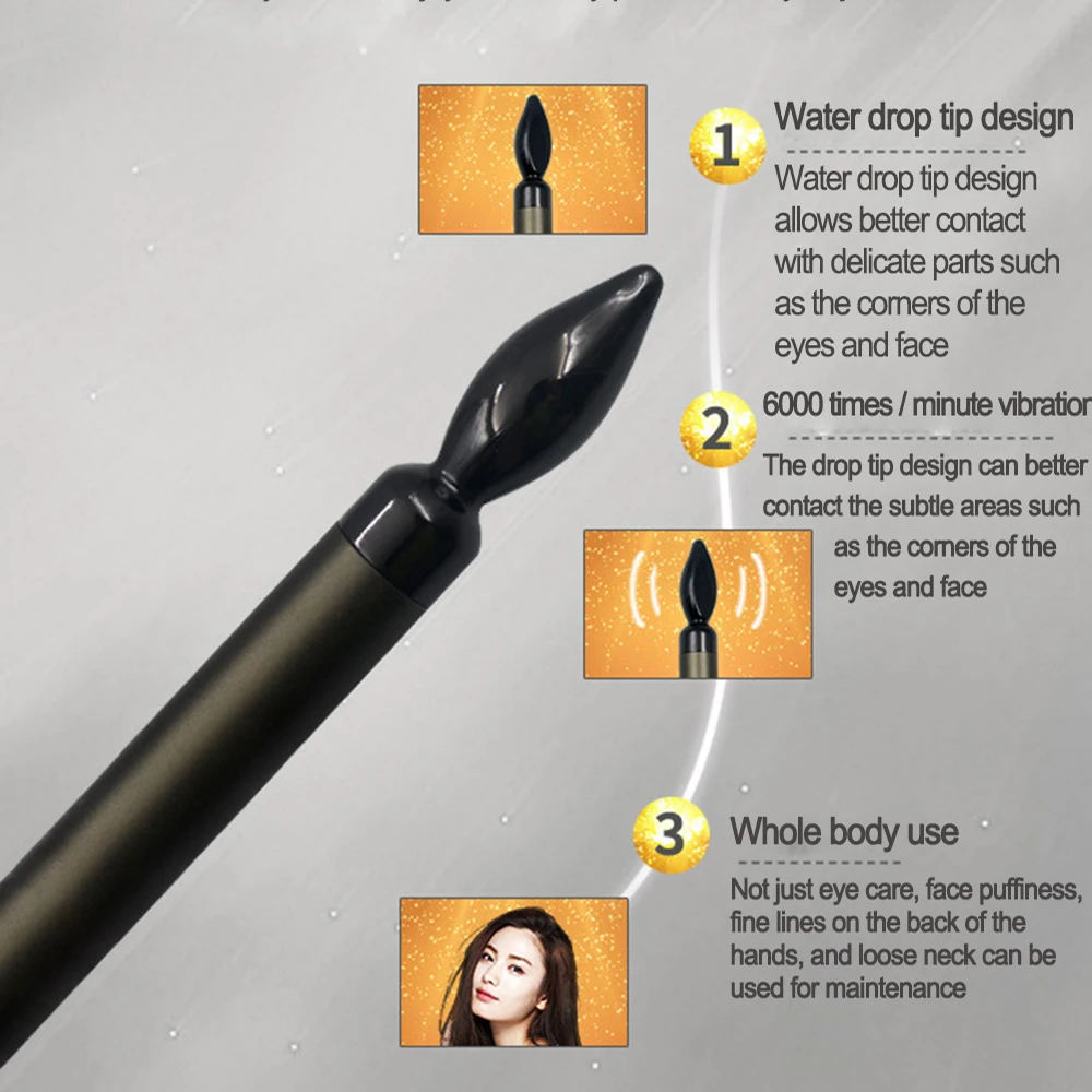 Wakeforyou мини Электрический Вибрационный массажер для лица антивозрастной