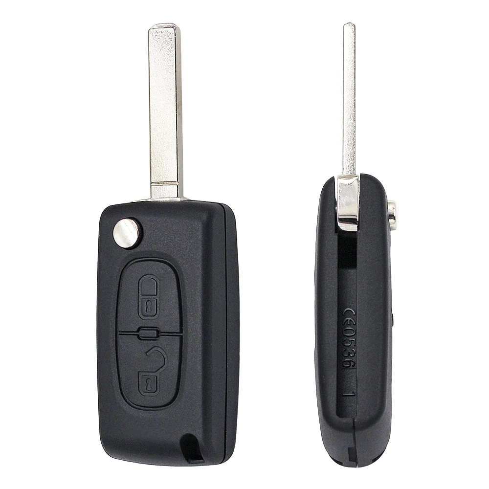Ключ для автомобиля дистанционный ключ с 2 кнопками 433 МГц чип ID46 Peugeot 307 Citroen CE0536
