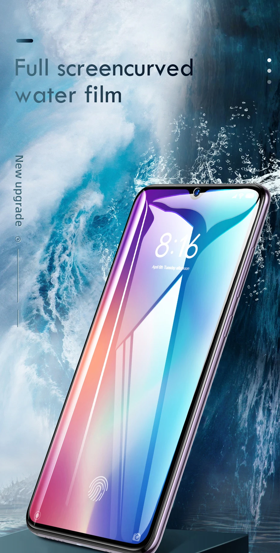 Полное покрытие Гидрогелевая пленка для OPPO Realme X X2/3/5 Pro TPU Защитная экрана мягкая