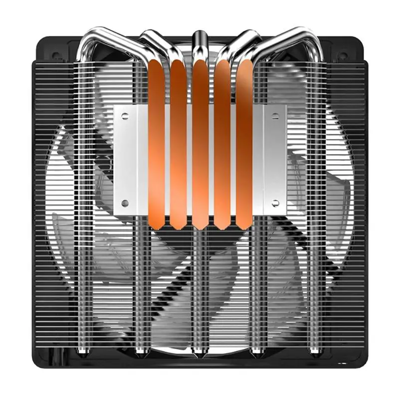 Jonsbo CR-701 12 см красочное освещение cpu вентилятор охлаждения PWM 4Pin 5 тепловых труб тихий компьютер кулер радиатор для Intel/AMD