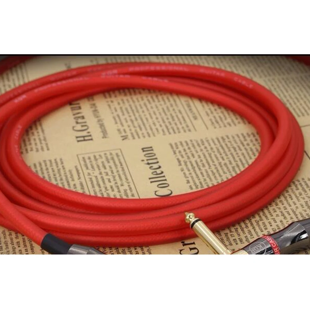 Высокое качество 3 м 6 10 бескислородно медная шумоподавляющая Электрогитара Бас