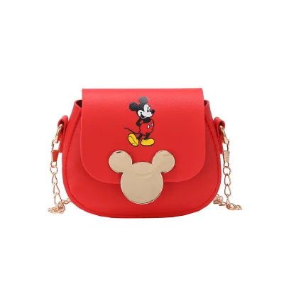 Disney Minne Children's cute fashion shoulder bag girl mini messenger coin purse princess Mickey mouse small round | Игрушки и хобби
