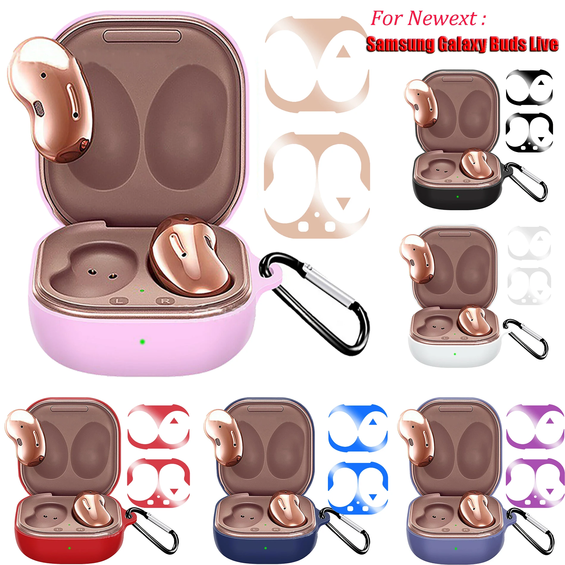 Чехлы для Samsung Galaxy buds live защита Мягкий защитный чехол из ТПУ аксессуары кожи