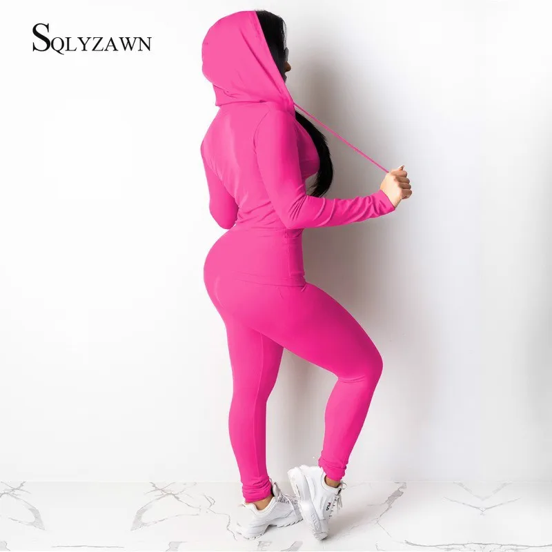 Женский неоновый спортивный костюм для фитнеса комплект из двух предметов