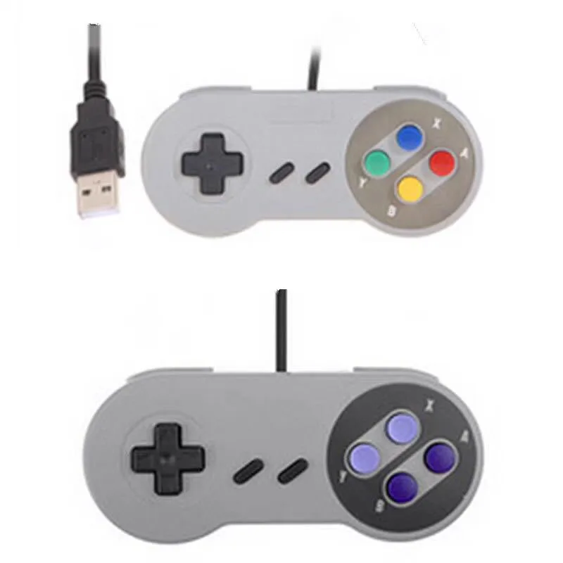 USB Game Pads Classic Wired Famicom Controller for Super Nintendo SNES PC MAC PSP Operating Systems Games Phone Accessory | Электроника