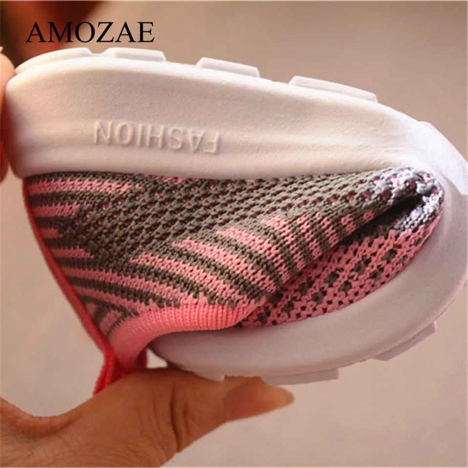 

KIDS 2021 Spring Children Casual Shoes Baby Boys Girls Fashion Sport Running Sneaker Toddler Mesh Children Shoes