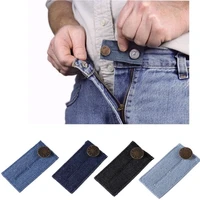 1pcs jeans extension button elastic adjustment waist button diy jeans trousers waist expander waistband sewing accessories