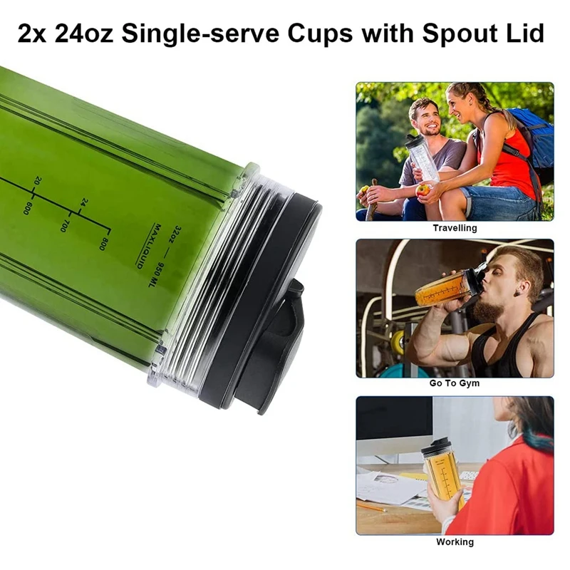 Запасные части для лезвия 7 плавников ниндзя блендер-экстрактор и 2 чашки объемом