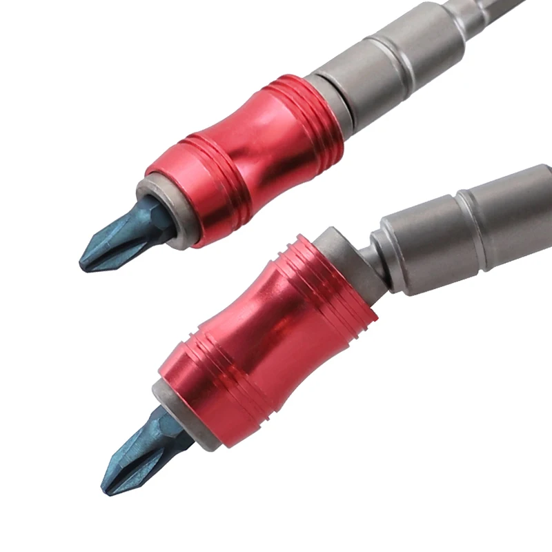 

Screwdriver Bit Holder Adjustable Direction 20 Degree Angle Magnetic Screwdriver Extension Rod for 1/4'' Hex Shank Screw Bit