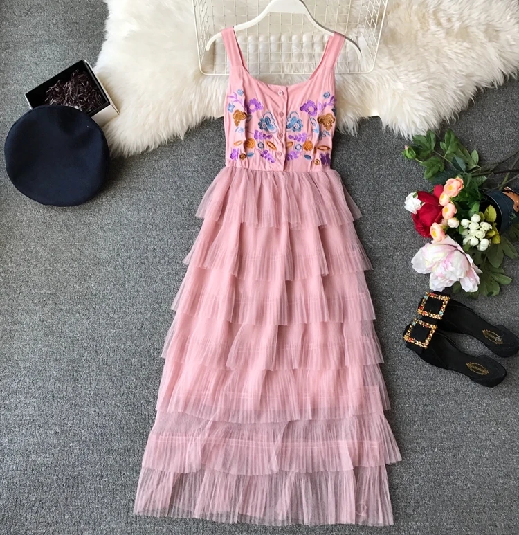 Весенне-летнее платье женская одежда 2020 вечерние кружевные сетчатые сексуальные