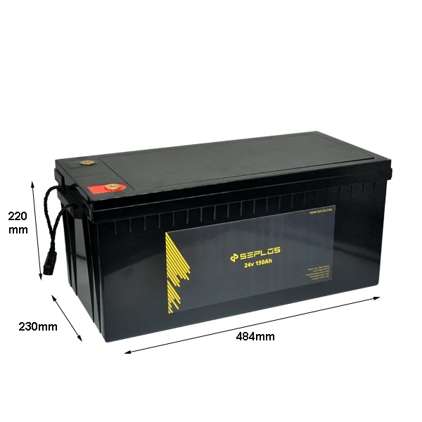 

China supplier Seplos S24150 24V 150ah lithium ion battery pack truck battery n150 solar panel battery