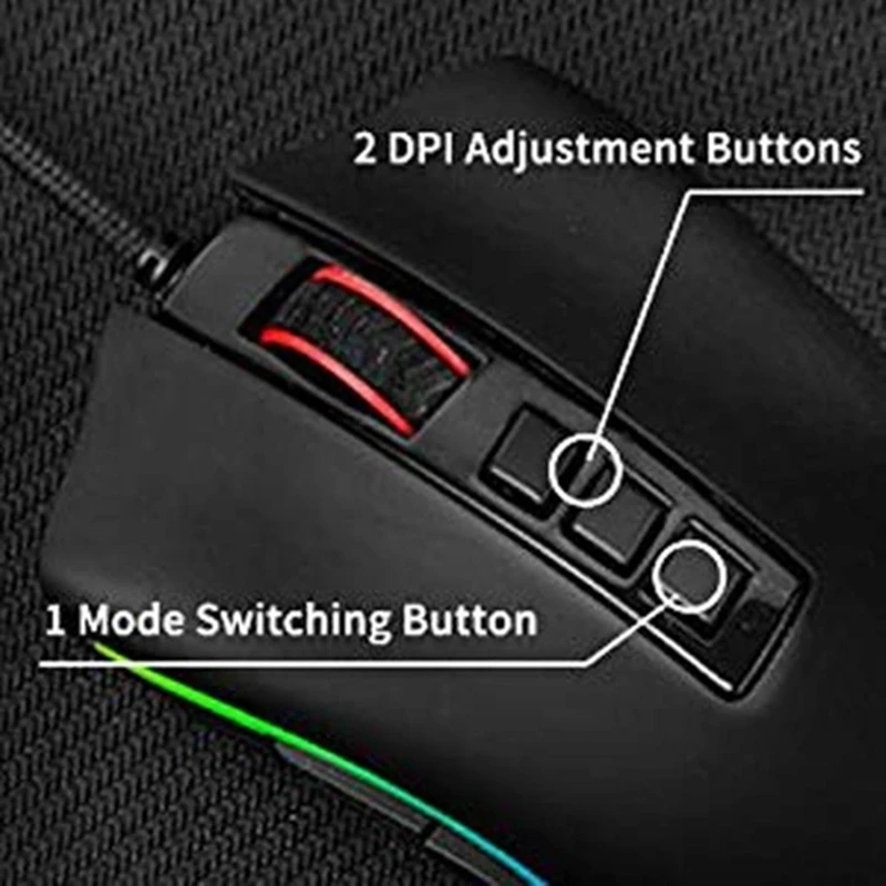 Redragon M711 Проводная игровая клавиатура Мышь цветная (RGB) Цвет светодиодный