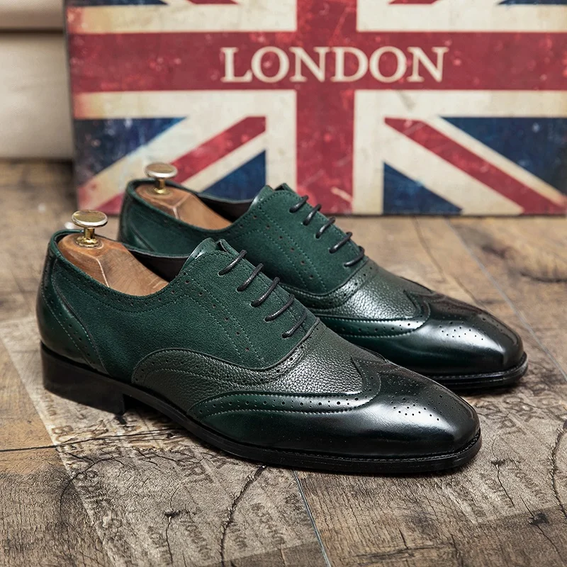 

Italian Fashion Italian Loafers Moccasins For Men Brown Leather Fashion Trend Casual Sneakers Shoes Cow Stylish Men's Cowhide