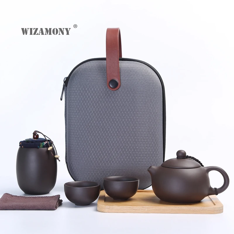 WIZAMONY дорожная сумка китайская фотография чайник чашки яркая кружка чайные