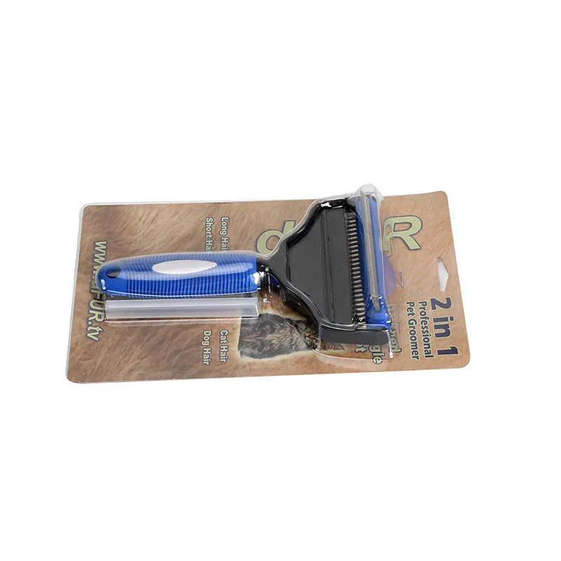 Универсальная расческа для вычесывания шерсти домашних животных щетка удаления