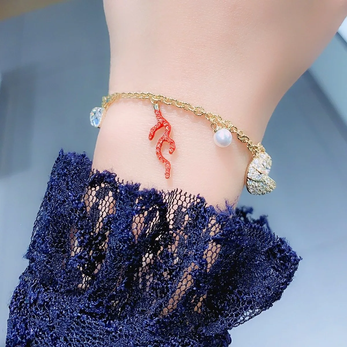 Модные ювелирные изделия высокого качества SWA 1:1 новые Очаровательные простые