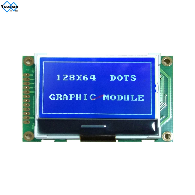 Модуль ЖК-дисплея COG 12864 128x64 SPI serial 2 дюйма 3 В 5 в ST7565P хорошего качества LG12864R |