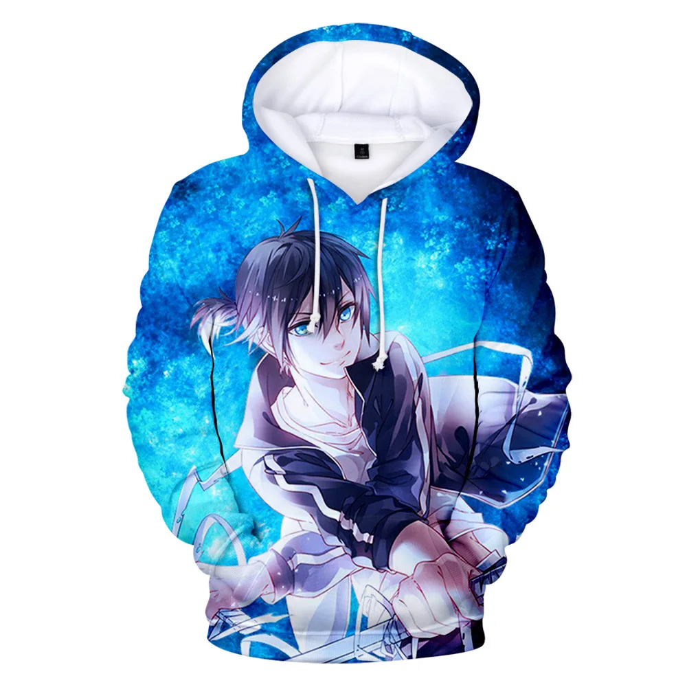 Новые толстовки Noragami свитшоты пуловеры мужская одежда в стиле Харадзюку