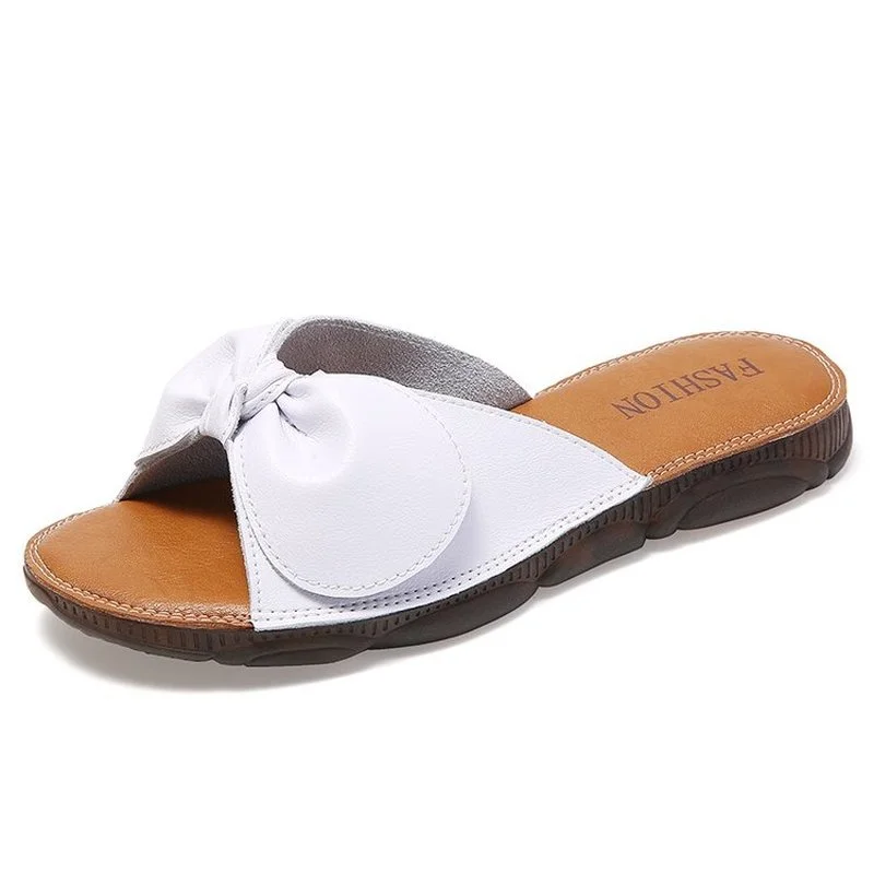 

Women's Sandals Summer Fashion Slip-on Butterfly-knot Modern Sandals Casual Low Heels Sandals for Ladies Zapatos De Mujer KP112