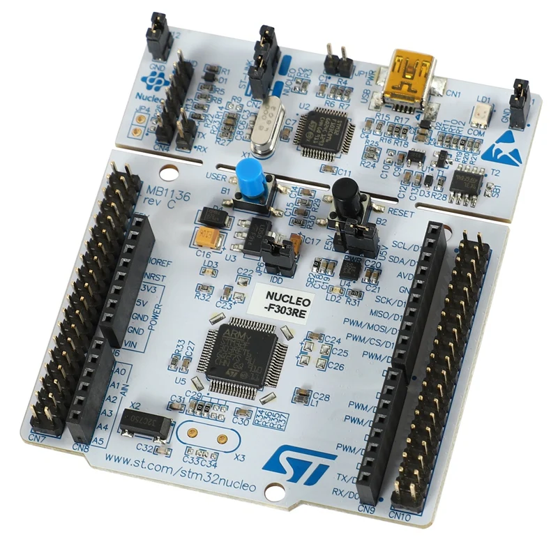 

NUCLEO F303RE Development Boards & Kits - ARM 16/32-BITS MICROS BOARD CORE CHIP STM32F303RET6 NUCLEO-F303RE