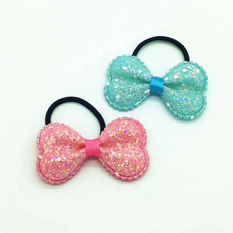 Лидер продаж высокоэластичное большое кольцо для волос с бабочкой