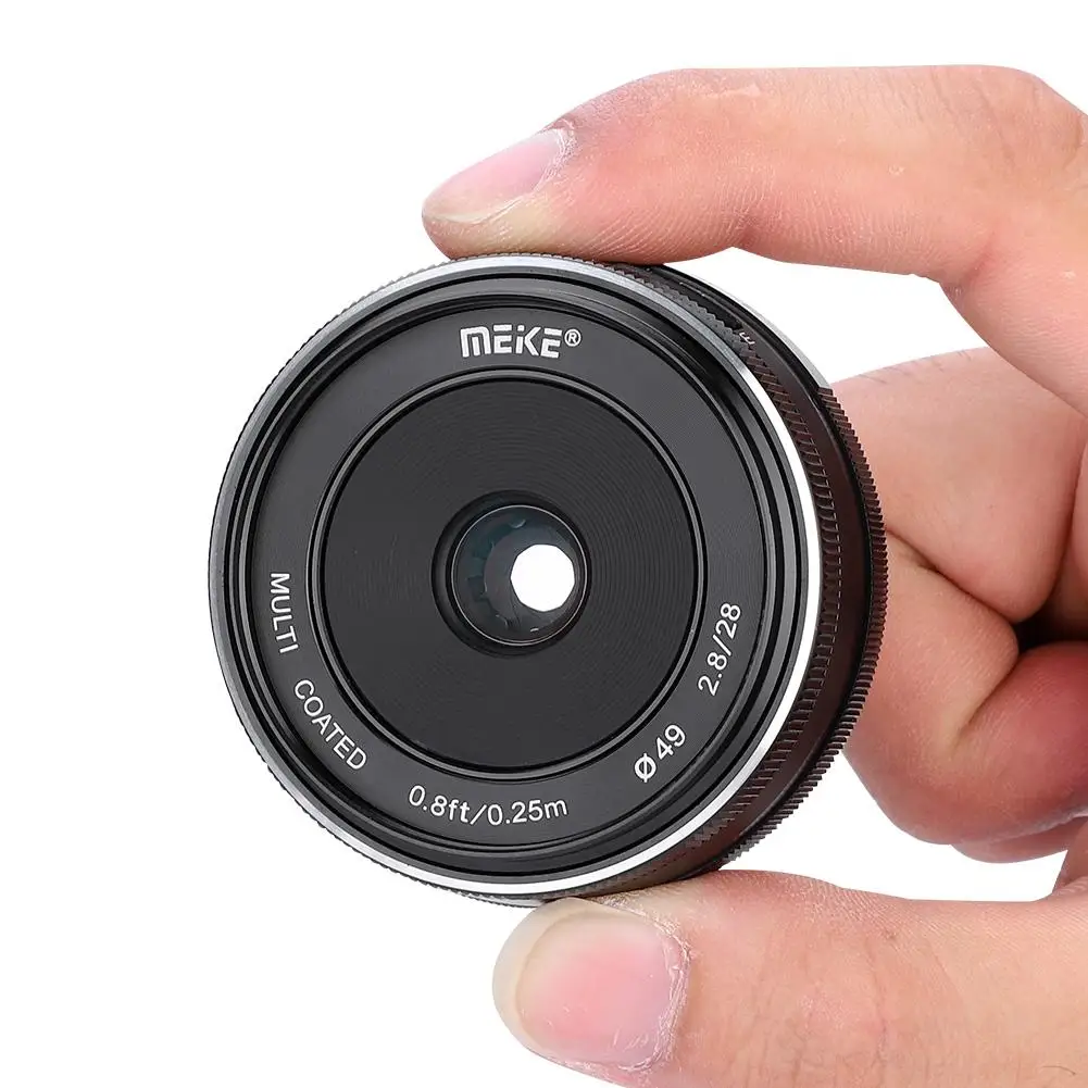 Meike28 мм F2.8 широкоугольный ручной объектив APS-C для Fuji X-mount беззеркальная камера s чечевица объектив беззеркальная камера s