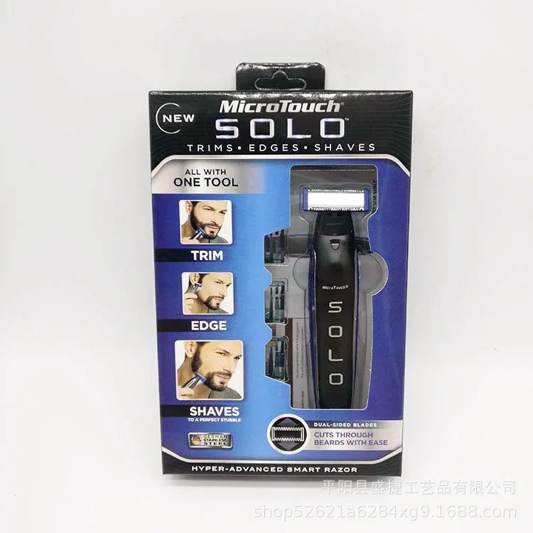 

New Micro Touch Solo Men's Razor Multi-functional Rechargeable Shave