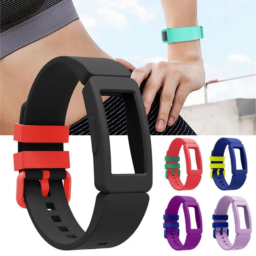 

Soft Silicone Smart Bracelet Strap Wristband Bracelet Replacement Accessories For Fitbit Inspire HR/ACE 2