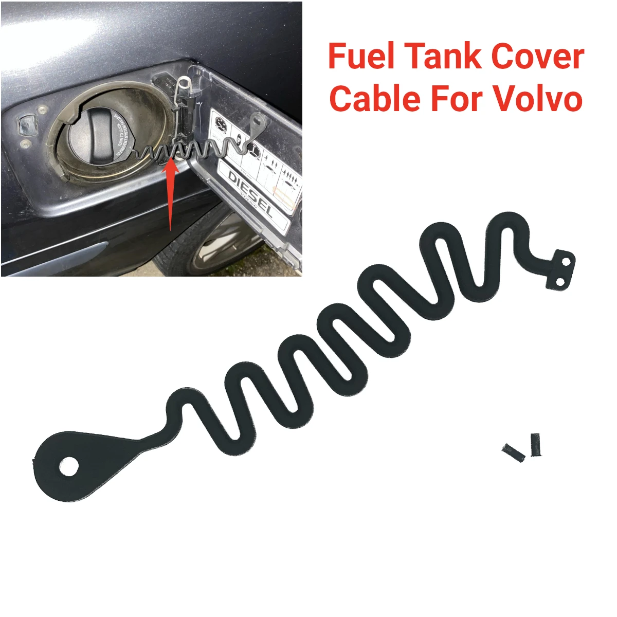 Fuel Tank Cap Cover Line Cable Wire Petrol Diesel Gas Oil Rope 31261589 For Volvo S80 S60 S40 S60L XC60 XC90 S40 V40 C30 C70 V70