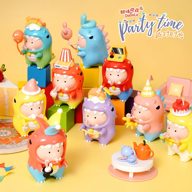 

Party Time DoDoLo Dragon Blind Random Box Toys Anime Action Figure Surprise Items Figurine Doll For Gift Collection 9Pcs/Set