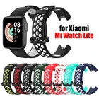 Силиконовый ремешок для умных часов XiaoMi Mi Watch Lite, дышащий спортивный ремешок для Mi Watch Lite, ремешок для часов