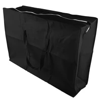 120l nonwoven fabric big black foldable travel storage luggage carry on organizer hand tote bag for futon mounting clothing