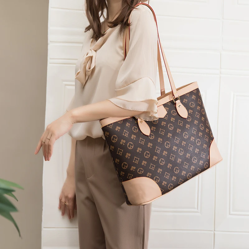

Women Handbags Large Capacity Shoulder Bag New Simple Shopping Bag European and American Fashion Tote Bag Mother Bag