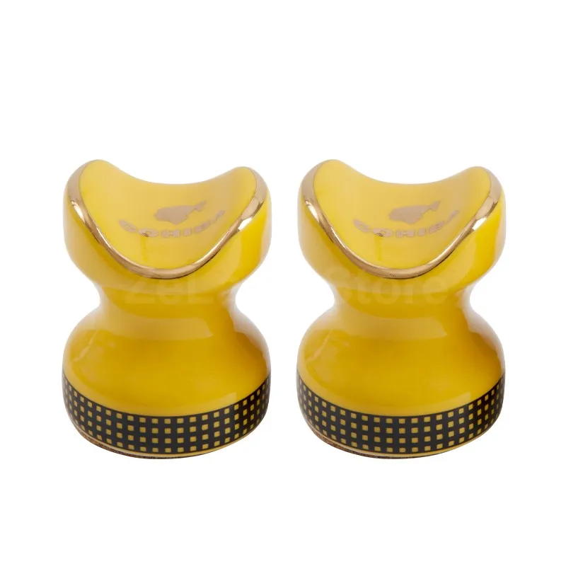 COHIBA Желтый классический керамический портативный дорожный держатель для сигар