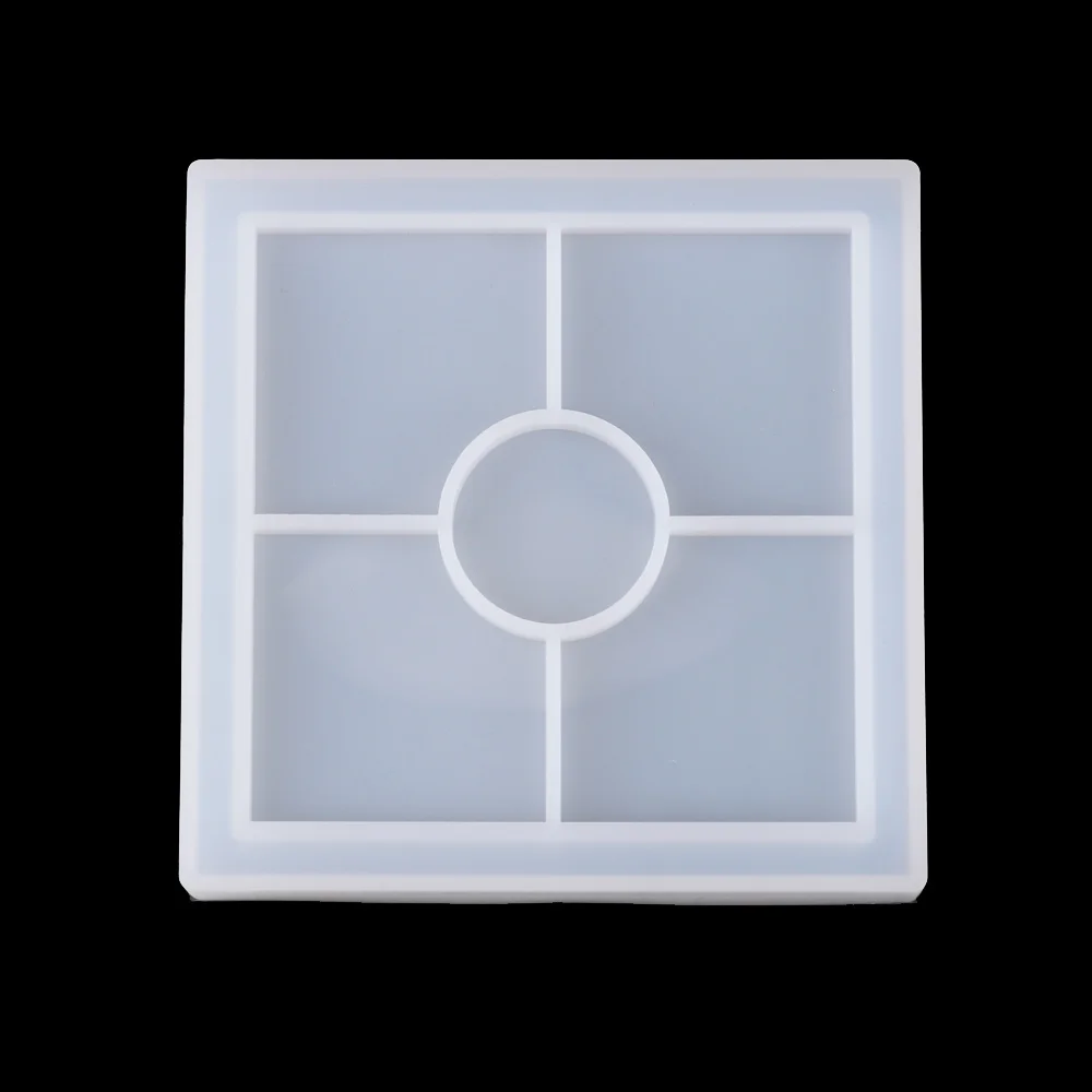 Прозрачная силиконовая форма для подставки прозрачный клей эпоксидной смолы