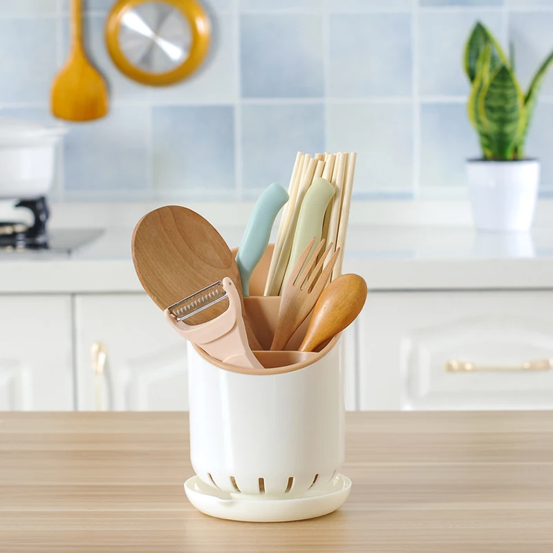

Chopsticks cage multifunctional kitchen storage rack chopstick holder plastic drain chopstick holder spoon storage