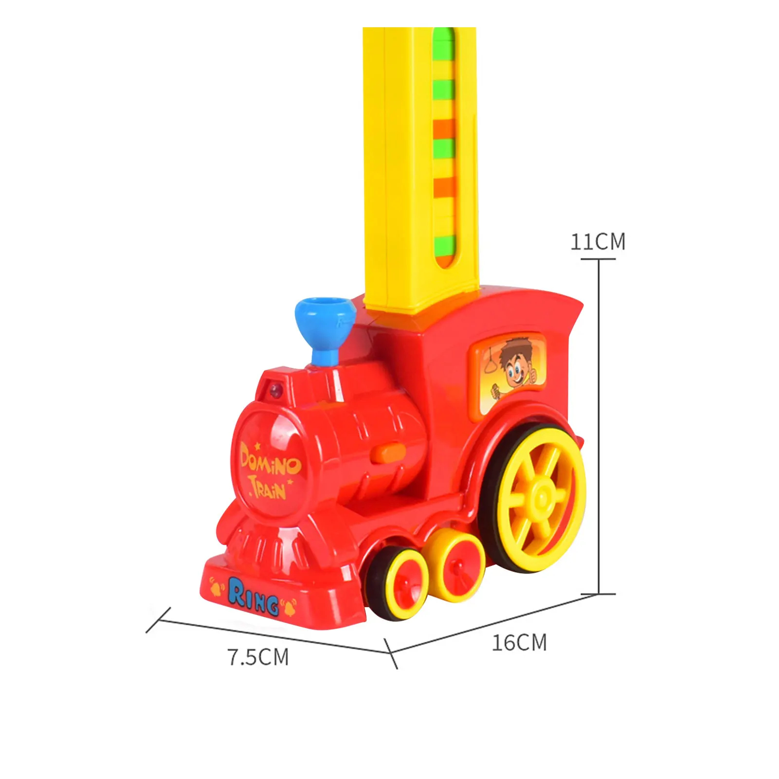 

Kids Domino Train Blocks Set Domino Building Stacking Blocks Toys W50