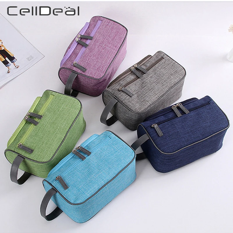 Дорожная сумка для мытья унисекс на молнии макияжа подвесная косметичка