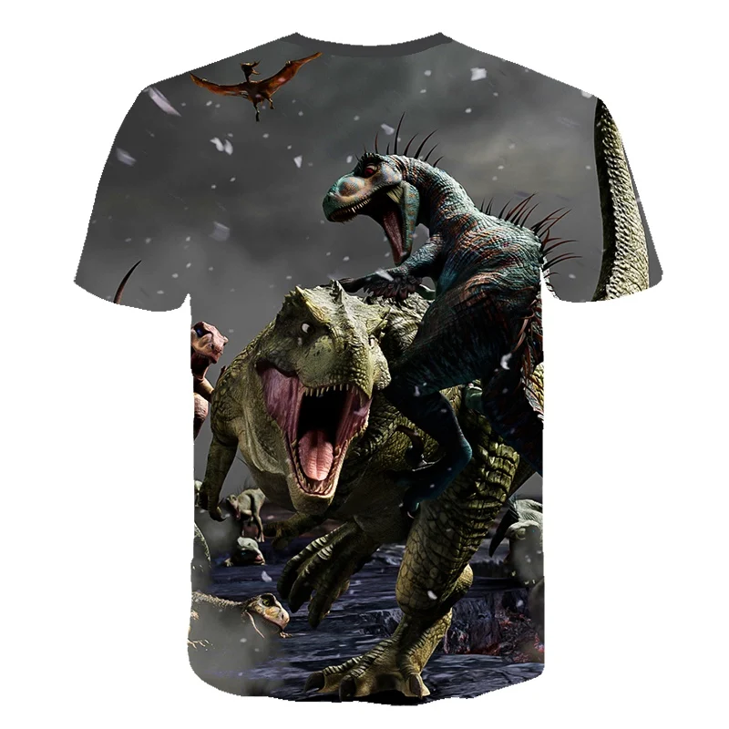 

Summer Brand New Children T-shirt animal dinosaur 3D Boys/girl T-shirt Kids Short Sleeve T-shirts Casual Baby Tops Clothing